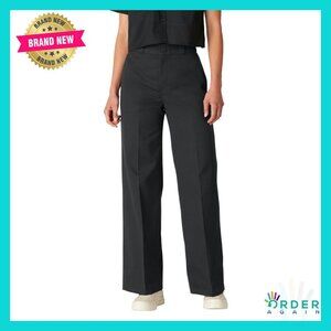 Retro Wide Leg Work Pants High Rise Classic Utility Chic Minimal